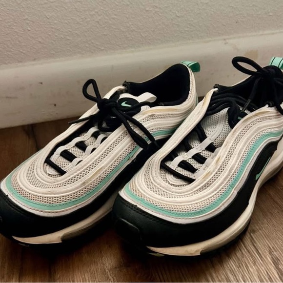 Nike Air Max 97 in Black and Teal - Picture 2 of 4